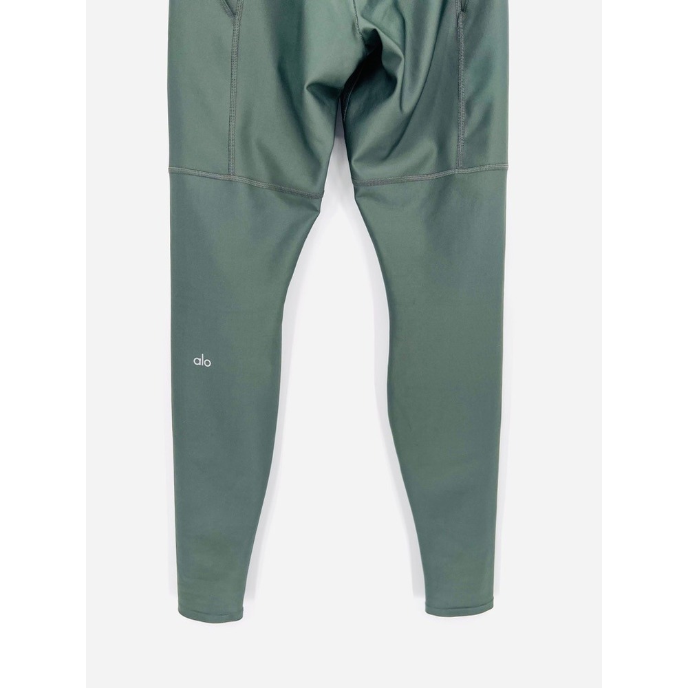 Alo Yoga High Waist 4 Pocket Utility Leggings Dark Cactus Green Women's Small - Picture 8 of 9